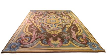 Bedeutender Teppich aus dicker Wolle mit einem Mus
