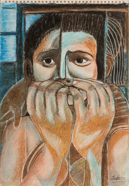 Jhupu ADHIKARI (pintor indio, 1927-2013).
¡Qué imp
