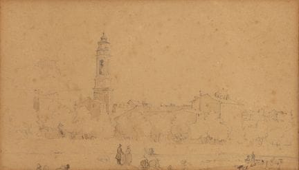 Joseph FRICERO (Nizza, 1807–1870). 
Ansicht eines 