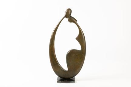 Elie-Georges BERREBY (1937–2019). 
Paar.
Bronzesku