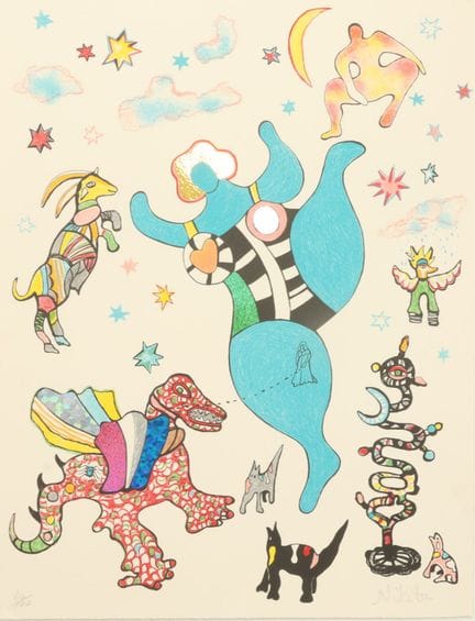 Niki DE SAINT-PHALLE (1930-2002), según.
Floating 