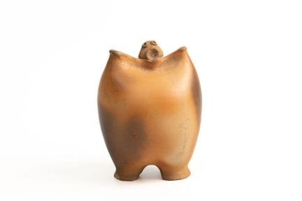 Pierre BAYLE (1945–2004).
Füllige Figur.
Engobiert