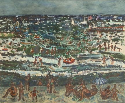 Vincent BIOULES (nacido en 1938).
Playa de Carnon.