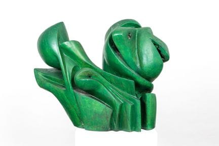 Joëlle NEVEU (1944–2007).
Im Sturm.
Skulptur aus g
