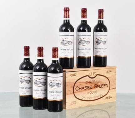 Château CHASSE-SPLEEN 2010, Moulis, 6 botellas, ca