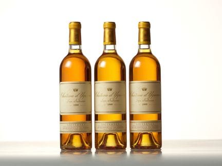 1999年伊克姆酒庄（Château D'YQUEM）C1 Supérieur索泰尔纳甜白葡萄酒，3