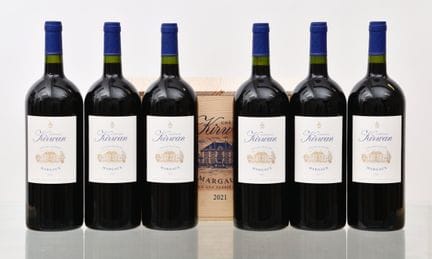 Château KIRWAN 2021, 3.º GCC de Margaux, 6 magnums