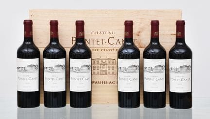 2019年份庞特-卡内酒庄（Château PONTET-CANET）红葡萄酒，波亚克5级庄（5e 