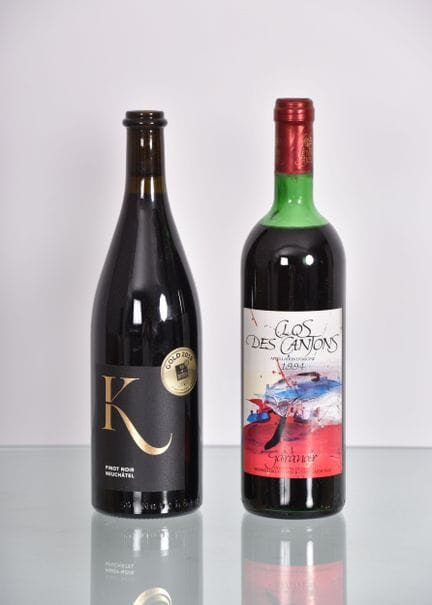 Lot of Swiss wines, approx. 25 bottles, including 