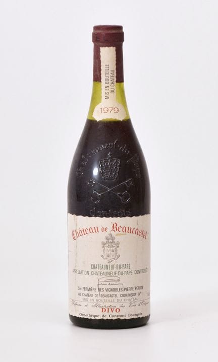 CHÂTEAUNEUF DU PAPE, Château de Beaucastel 1979, u