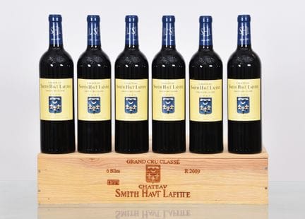 2009年份史密斯·奥拉菲特酒庄（Château SMITH HAUT LAFITTE）葡萄酒，佩萨