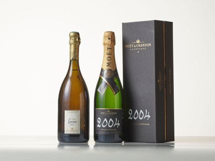 Set di 2 bottiglie di champagne brut composto da: 