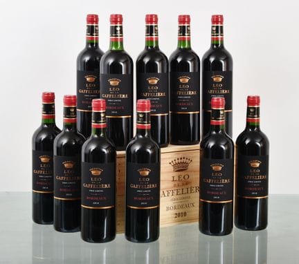 LÉO DE LA GAFFELIÈRE 2010，波尔多，11瓶，原装木箱