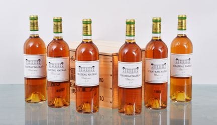 2010年份奈拉克城堡（Château NAIRAC）葡萄酒，巴萨克（Barsac）GCC级，6瓶，