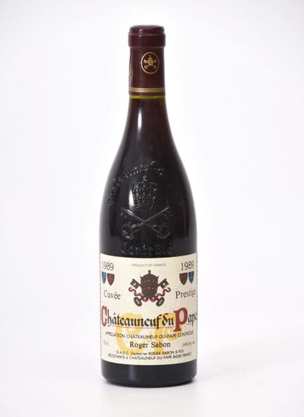 CHÂTEAUNEUF DU PAPE 1989, Roger Sabon, una bottigl