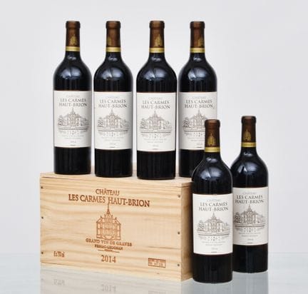 Château LES CARMES HAUT-BRION 2014, 6 bottiglie, c