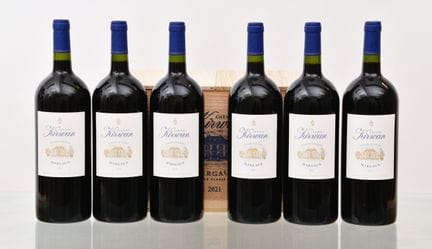 Château KIRWAN 2021, 3.º GCC de Margaux, 6 magnums