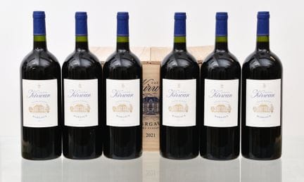 Château KIRWAN 2021, 3.º GCC de Margaux, 6 magnums
