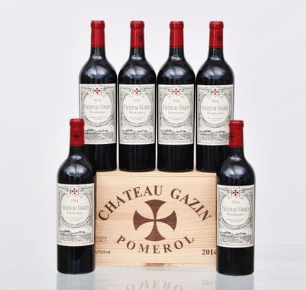Château GAZIN 2014, Pomerol, 6 botellas, caja de m