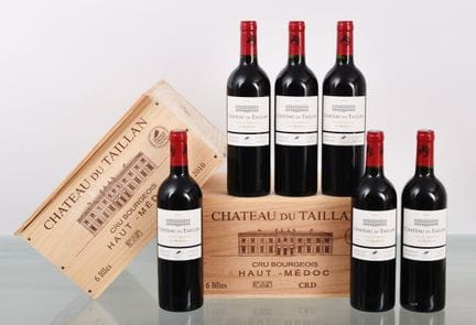 2010年份泰兰城堡（Château Du TAILLAN）葡萄酒，上梅多克产区，12瓶，原装木箱