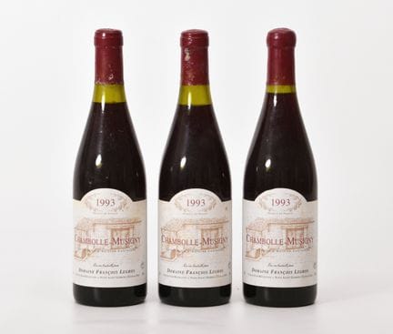 CHAMBOLLE-MUSIGNY 1993, François Legros, 3 bouteil