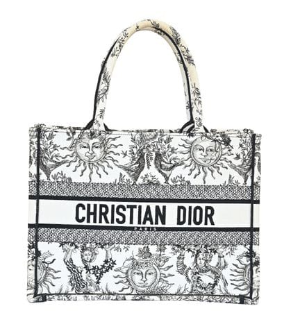 SAC À MAIN CHRISTIAN DIOR
Toile brodée du motif « 