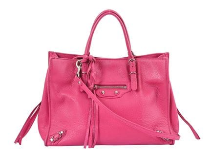 SAC À MAIN BALENCIAGA PAPIER A6
Cuir grainé rose f