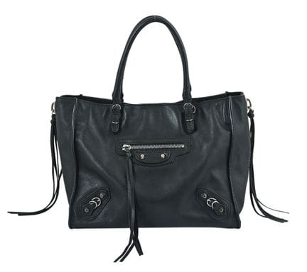 BOLSO DE MANO BALENCIAGA CITY
Cuero negro. Herraje