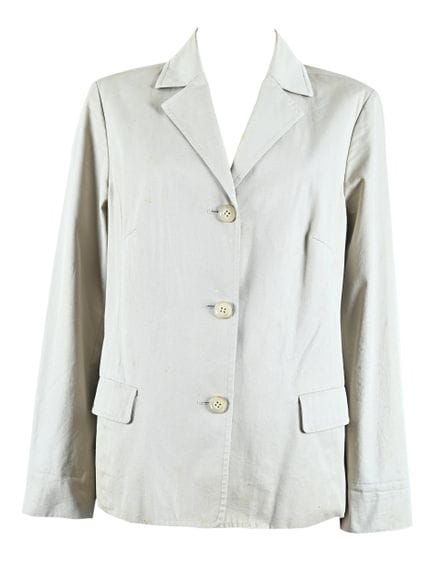 VESTE VINTAGE BURBERRY
Tissu couleur crème avec do