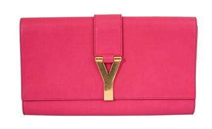 BOLSO DE MANO CABAS DE SAINT LAURNET
Cuero rosa y 