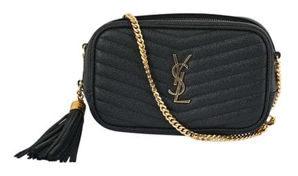 PETIT SAC À BANDOULIÈRE SAINT LAURENT LOU
Cuir gra