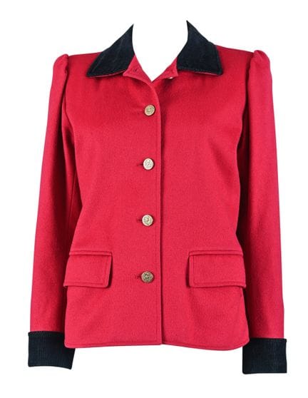 VESTE VINTAGE YVES SAINT LAURENT
Années 1980. Modè