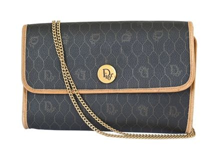 BOLSO DE HOMBRO VINTAGE DE CHRISTIAN DIOR
Lona neg