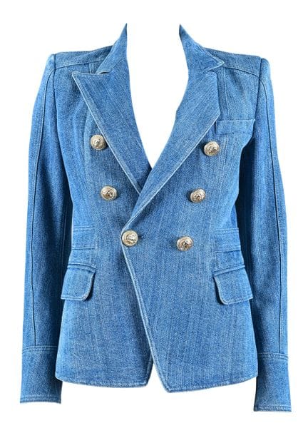 VESTE BALMAIN
Denim. Boutons dorés. Taille : 42