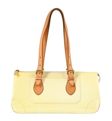 SAC À BANDOULIÈRE LOUIS VUITTON VINTAGE EN BOIS DE