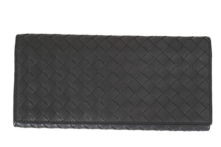 BOTEGA VENNETA 长款钱包
灰色Intrecciato皮革。17×11×2 厘米。