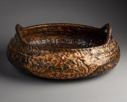 Émile GALLÉ (1846-1904)
COUPE à deux anses à décor