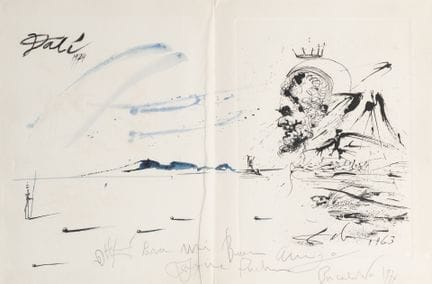Salvador DALÍ (1904-1989)
Estudio para un sueño, 1