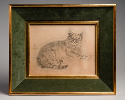 Tsuguharu FOUJITA (1886-1968)
Gato, 1929 
Aguafuer
