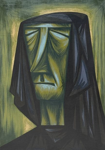 Jean MARTIN (1911-1996)
«Rostro de un juez n.º 10»