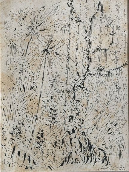 André MASSON (1896-1987)
Selva
Tinta sobre papel, 