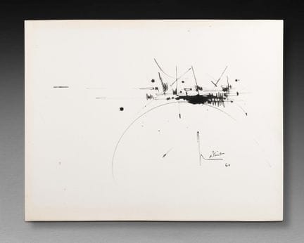 Georges MATHIEU (1921-2012)
Sin título (composició