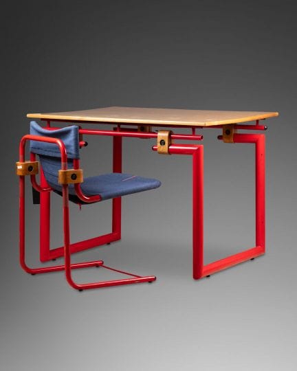 Tamino GAUDENZI (20th century)
Zipp DESK and CHAIR