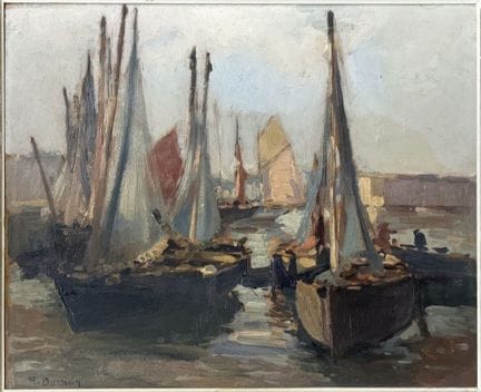 Henri Alphonse BARNOIN (1882-1940)
Vista del puert