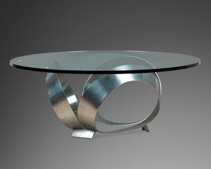 Knut HESTERBERG (1941–2016)
COFFEE TABLE
Brushed m