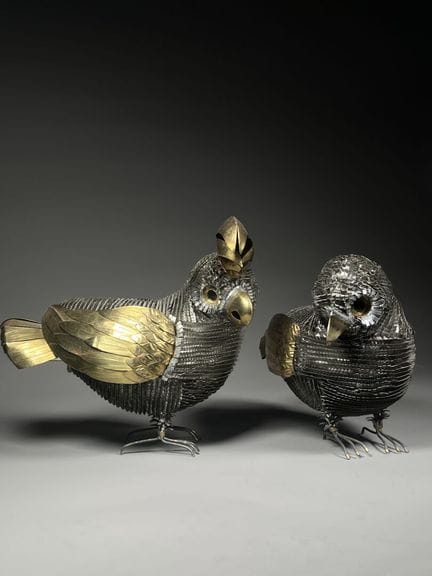 Alexander BLAZQUEZ (siglo XX)
GALLO y GALLINA
Lámi