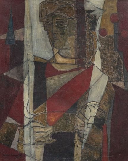 Max PAPART(1911-1994)
Sans titre, IV (1959) 
Huile