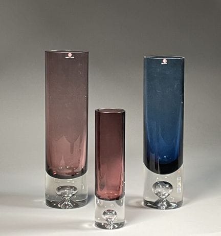 Tapio WIRKKALA Tapio (1915-1985)
Tres JARRONES
Vid