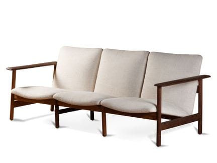 STEINER, manufacturer
Three-seater sofa, ca. 1960 