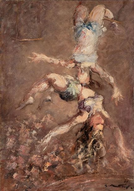 Jacques MONTEIL (1897-1987) 
Los trapecistas -(19)